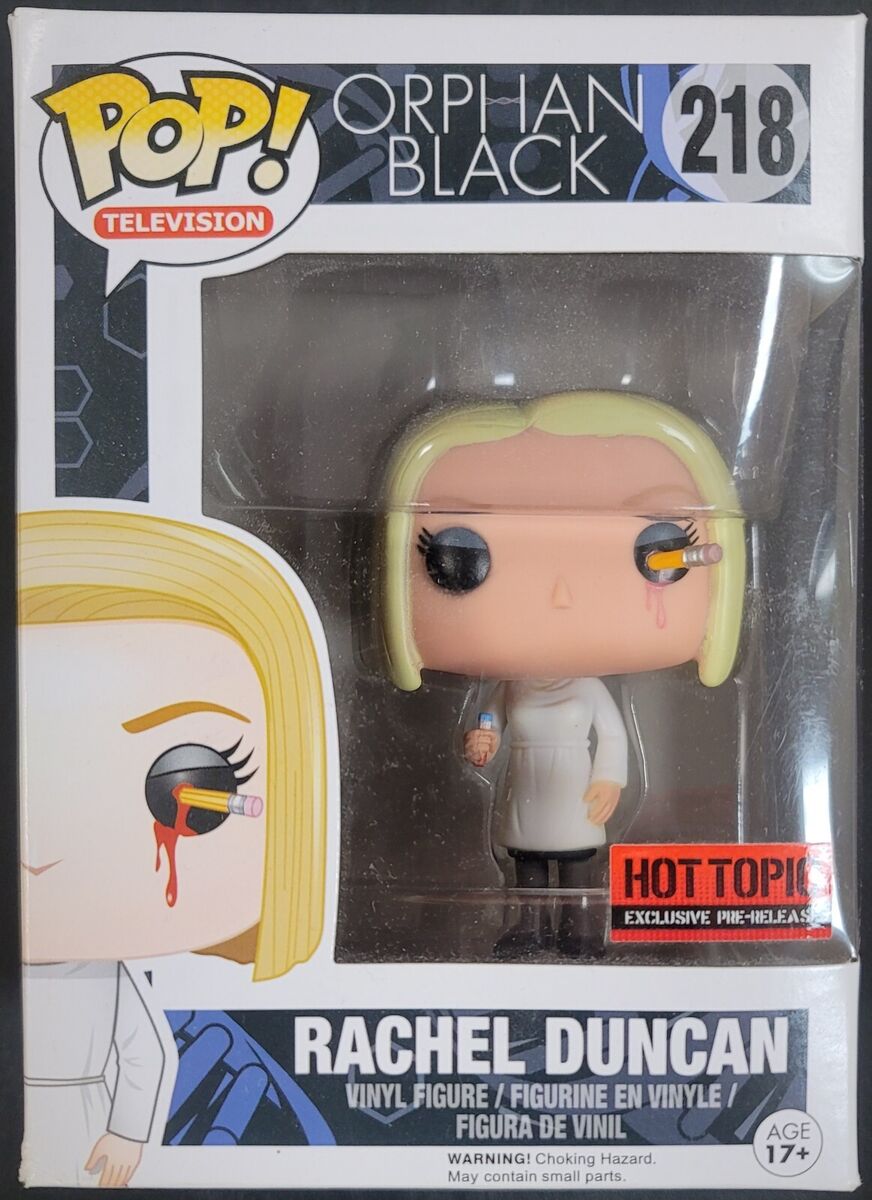 Funko Pop! Orphan Black - Rachel Duncan (Pre-Release) 218 Hot Topic Pre-Release Exclusive + Free Protector