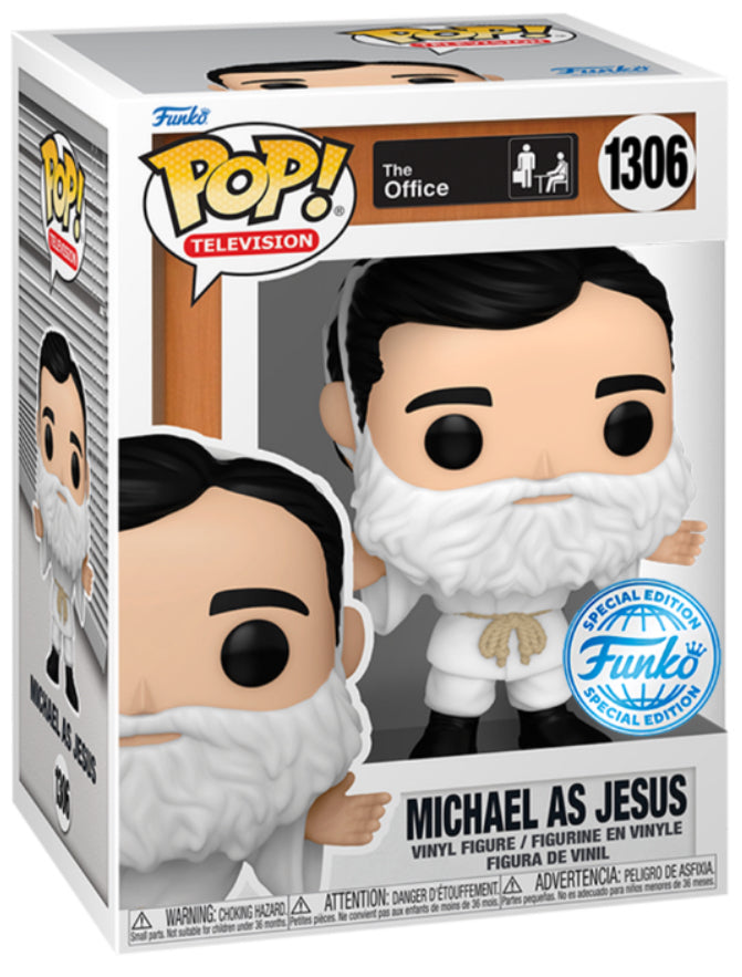 Funko Pop! The Office - Michael As Jesus 1306 Funko Special Edition + Free Protector
