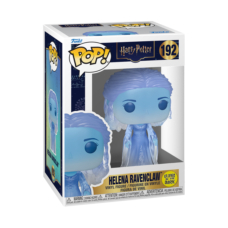 Funko Pop! Harry Potter - Helena Ravenclaw 192 Glows in the Dark Figure + Pop Protector