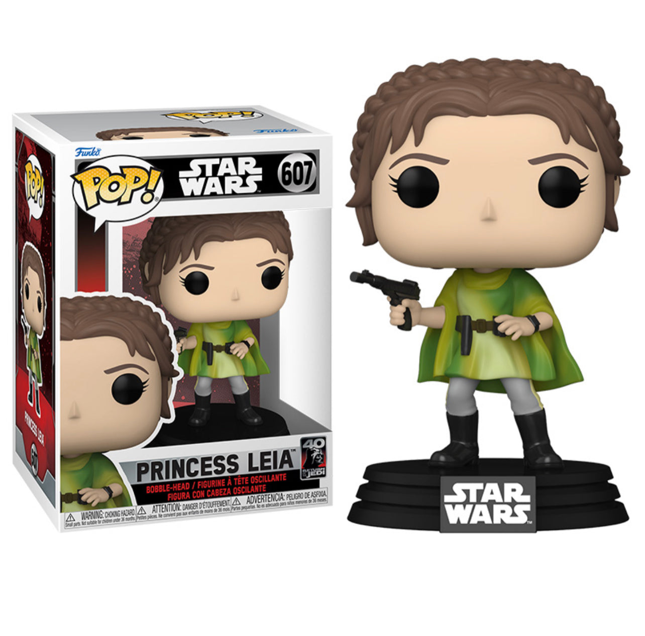 Funko Pop! Disney Star Wars Return of the Princess Leia 607 + Free Protector