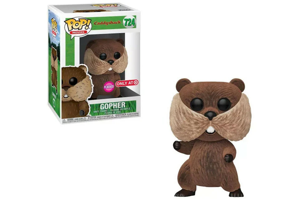 Funko Pop! Caddyshack - Gohper 724 Flocked Target Exclusive (VAULTED) + Free Protector