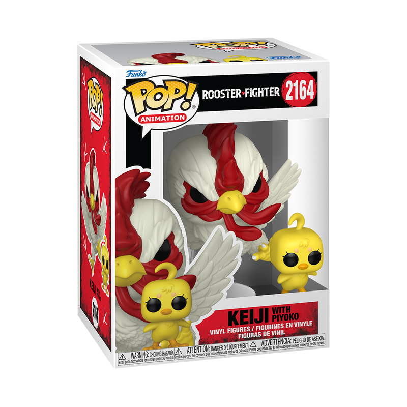 Funko Pop! Rooster Fighter - Keiji with Piyoko 2164 Figure + Pop Protector