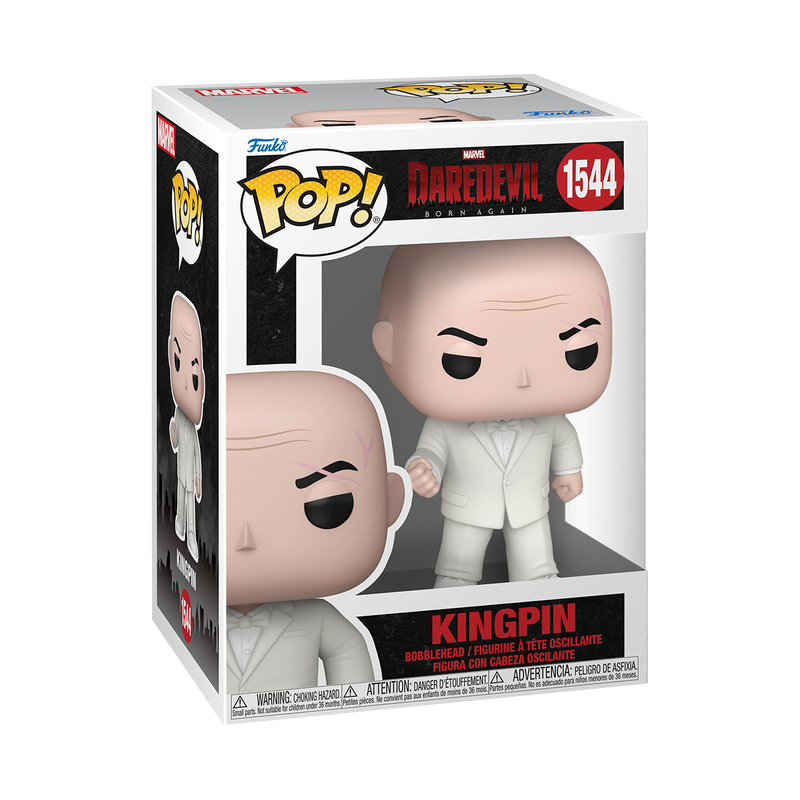 Funko Pop! Marvel Daredevil Born Again : Kingpin 1544 Figure + Pop Protector