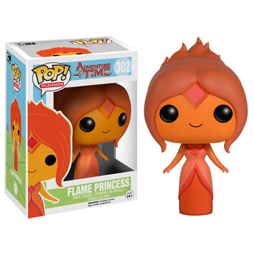 Funko Pop! Adventure Time : Flame Princess 302 (VAULTED) (slight box ware) + Pop Protector
