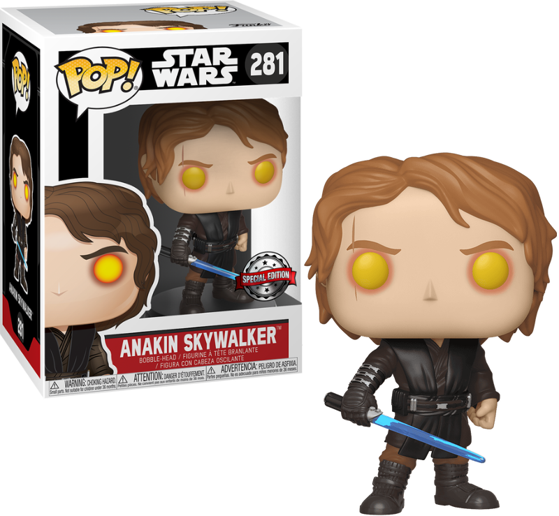 Funko Pop! Star Wars: Anakin Skywalker (Darkside) 281 Funko Special Edition + Pop Protector