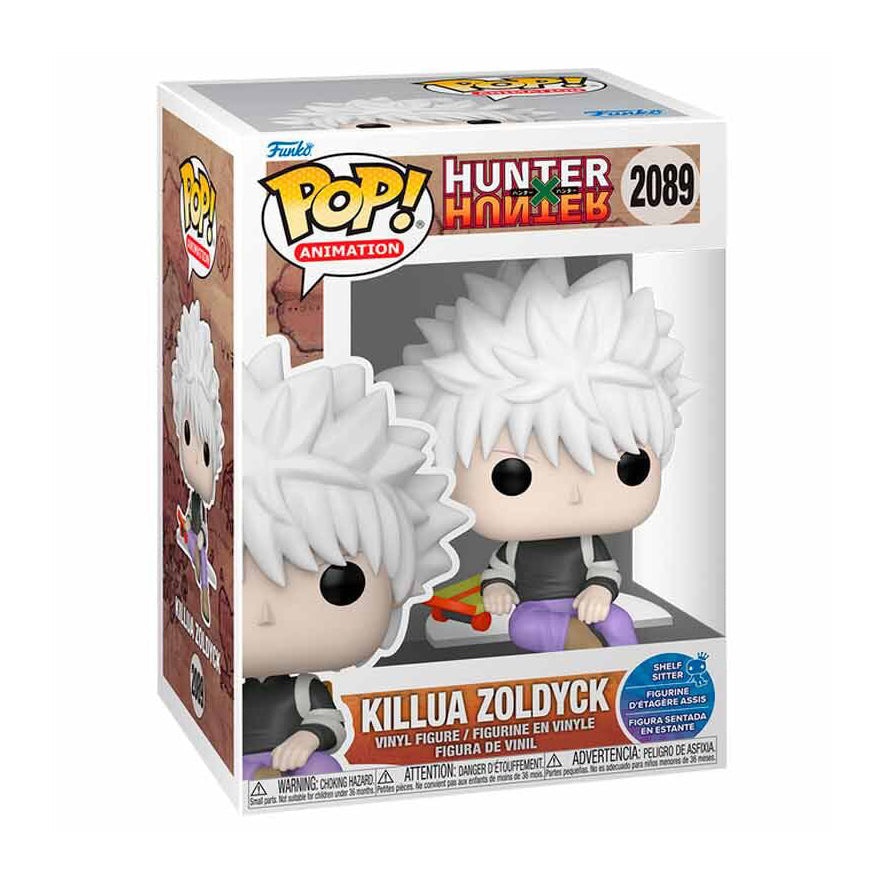 Funko Pop! Hunter x Hunter - Killua Zoldyck 2089 Shelf Sitter Figure + Pop Protector