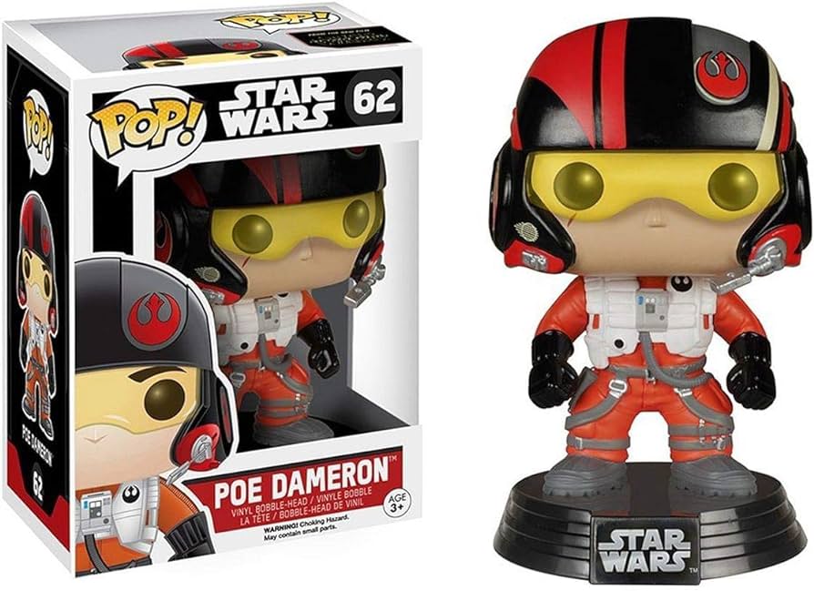 Funko Pop! Star Wars - Poe Dameron 62 + Free Protector (VAULTED) (box-ware)