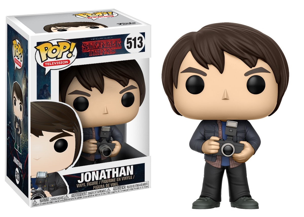 Funko Pop! Netflix Stranger Things Jonathan 513 + Free Protector