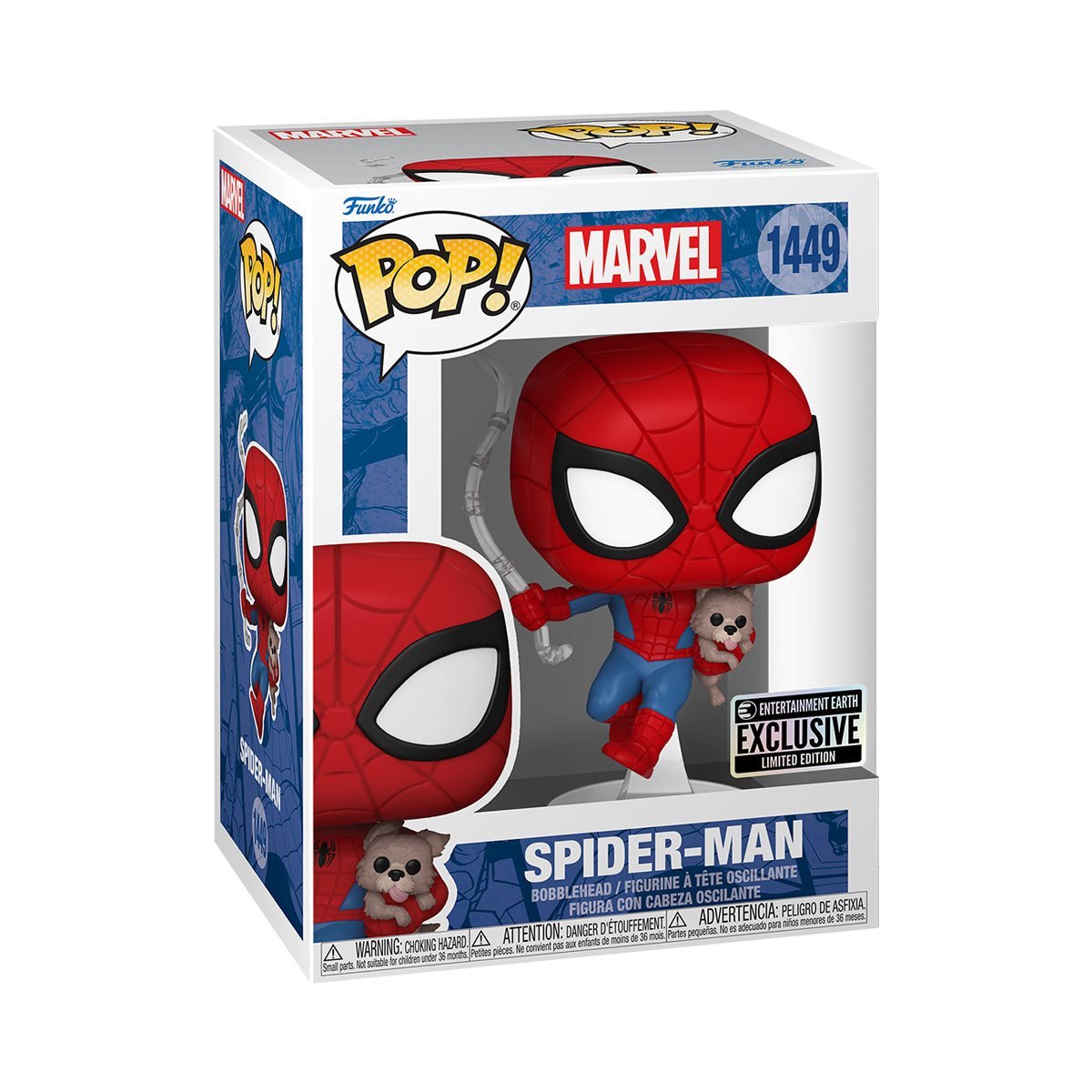 Funko Pop! Marvel Spider-Man 1449 EE Exclusive + Free Protector