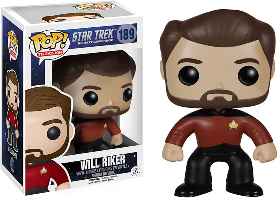 Funko Pop! Star Trek The Next Generation - Will Riker 189 (VAULTED + Free Protector