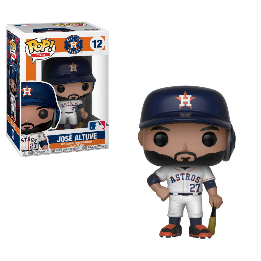 Funko Pop! Houston Astros - José Altuve 12 Figure + Pop Protector