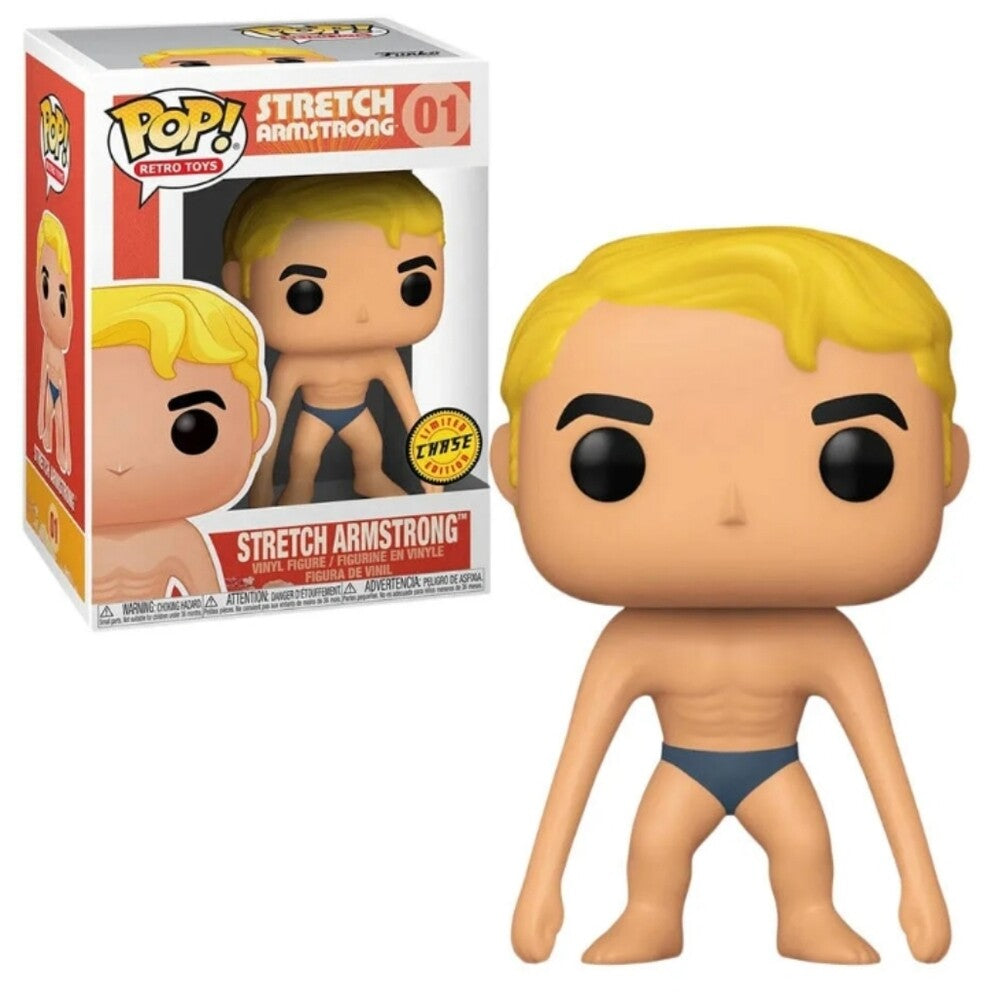 Funko Pop! Stretch Armstrong 01 CHASE + Pop Protector