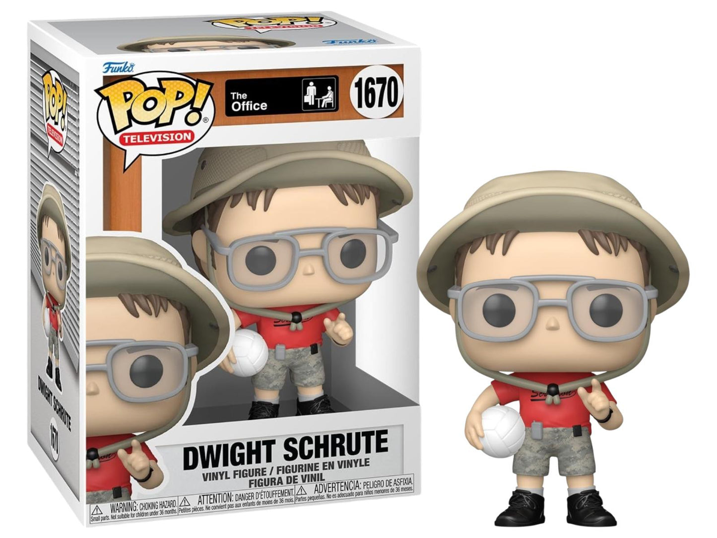 Funko Pop! The Office - Dwight Schrute 1670 + Pop Protector