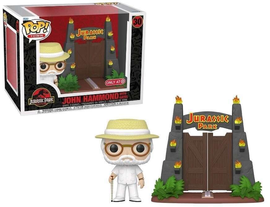 Funko Pop! Town: Jurassic Park John Hammond with Gates 30 Target Exclusive
