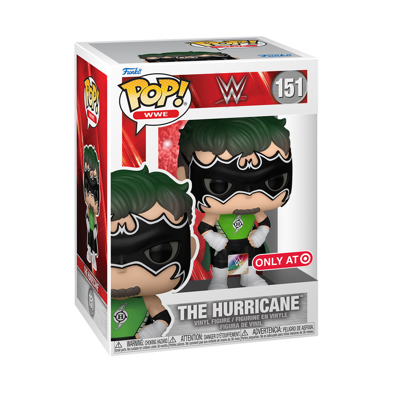 Funko Pop! WWE The Hurricane 151 Target Exclusive + Free Protector