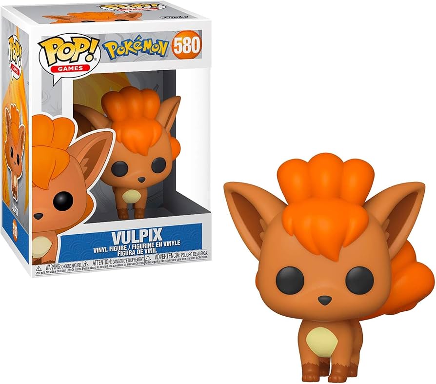 Funko Pop! Pokemon Vulpix 580 + Pop Protector