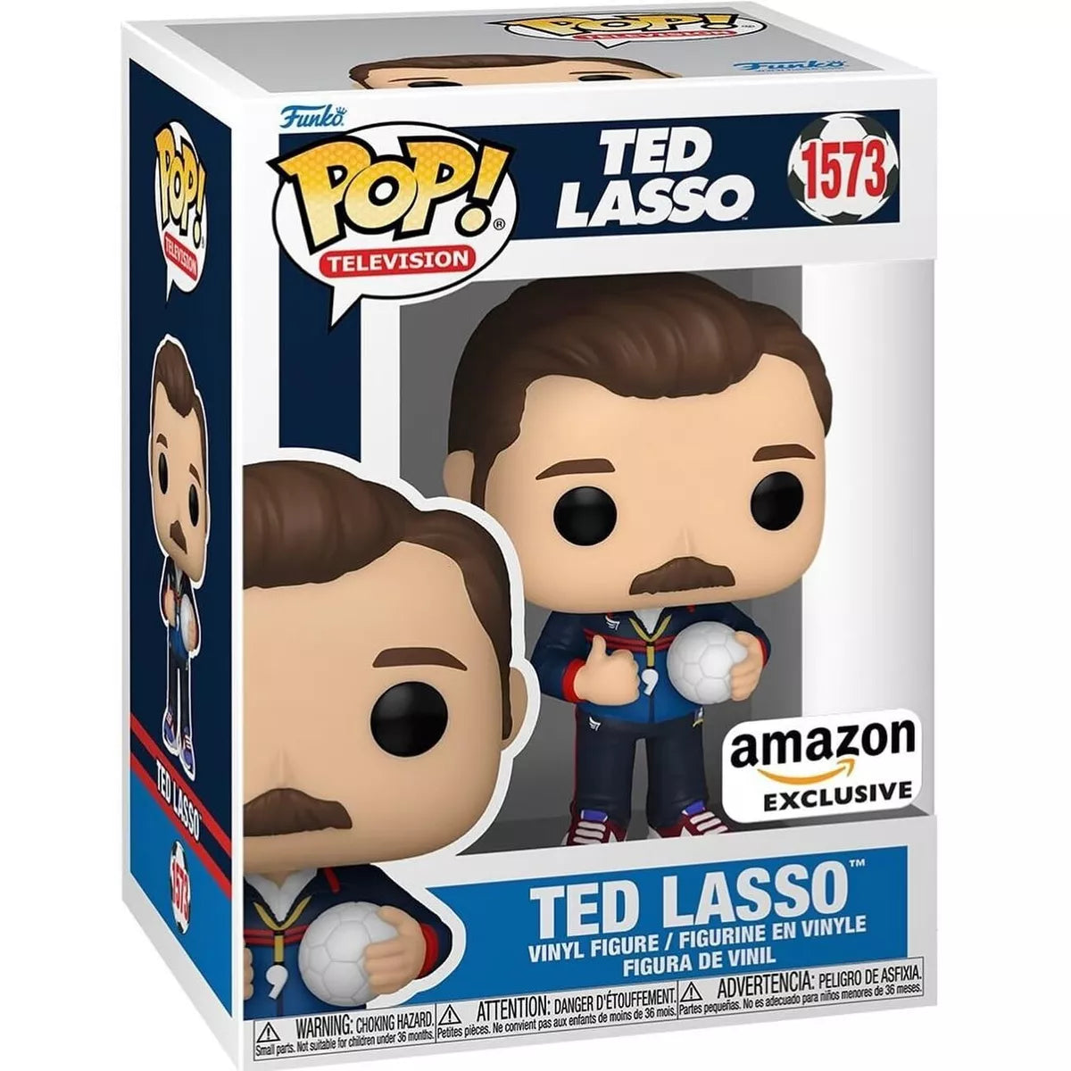 Funko Pop! Ted Lasso 1573 Amazon Exclusive + Free Protector