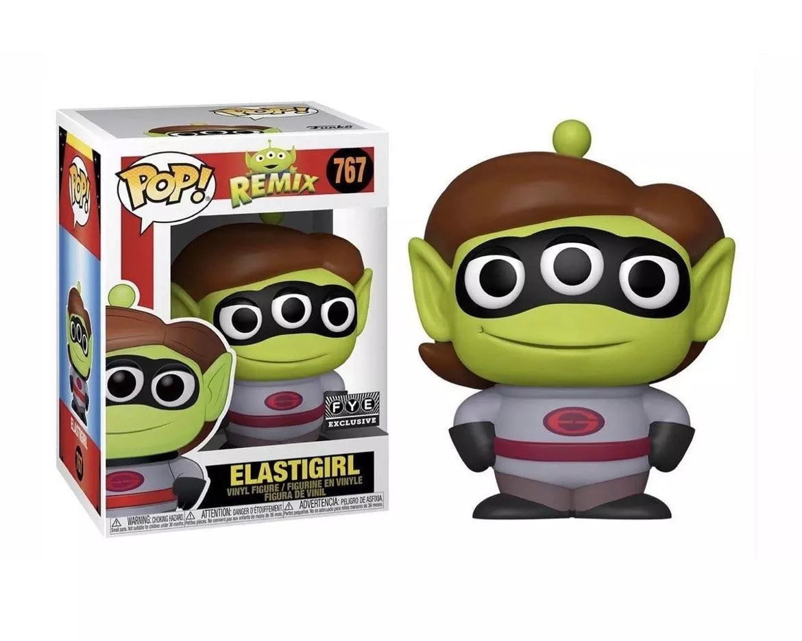 Funko Pop! Disney Pixar Alien Remix - Elastigirl 767 FYE Exclusive (VAULTED) + Free Protector