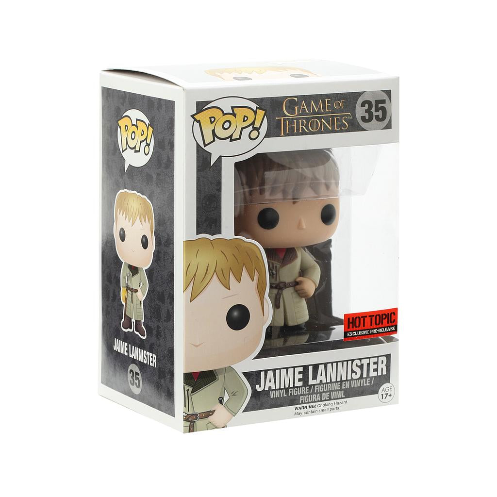 Funko Pop! Game of Thrones - Jaime Lannister 35 Hot Topic Exclusive + Free Protector