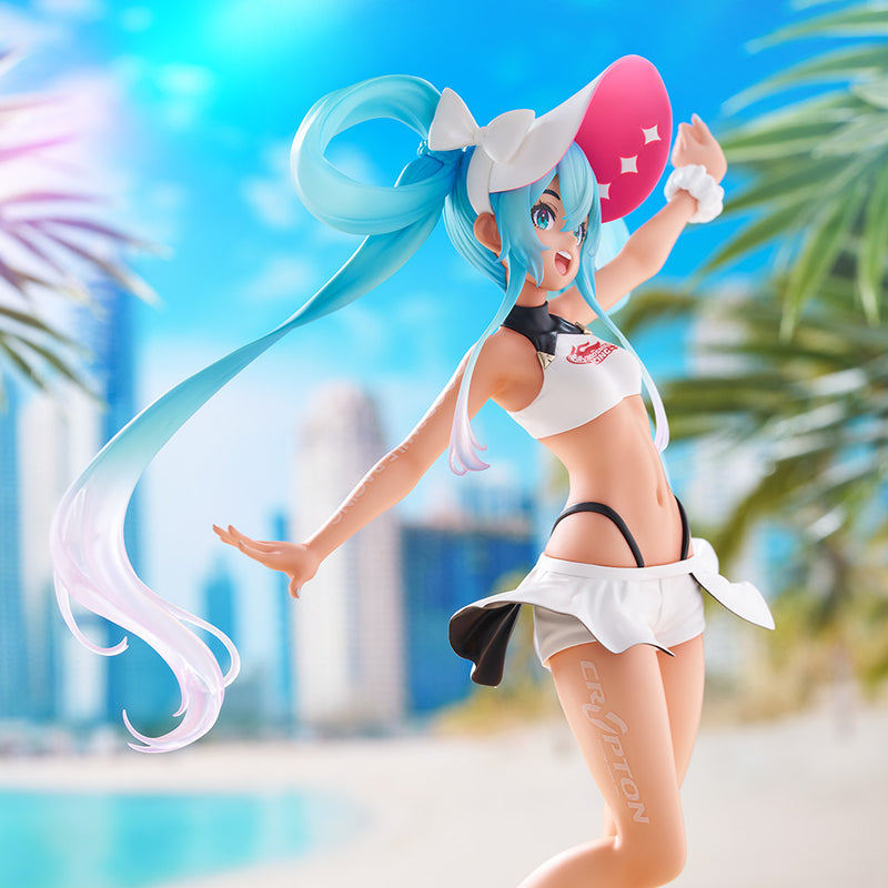 Hatsune Miku Trio-Try-iT - Racing Miku 2024 Summer Holiday Ver. Statue Figure *New In Box*