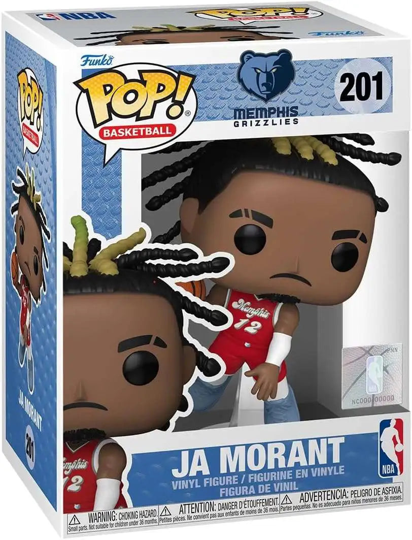 Funko Pop! NBA Memphis Grizzlies JA MORANT 201 + Pop Protector