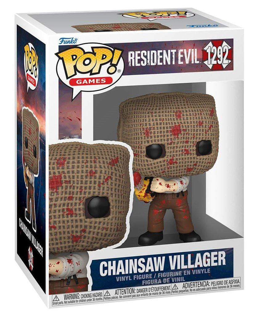 Funko Pop! Resident Evil - Chainsaw Villager 1292 + Pop Protector