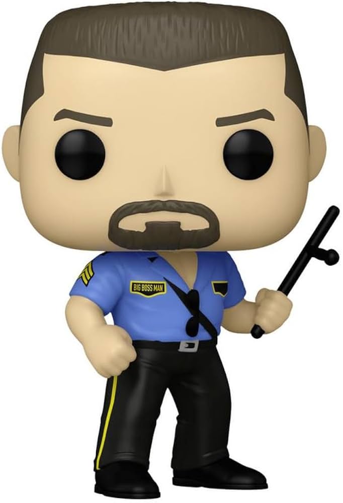 Funko Pop! WWE - Big Boss Man 135 Funko Special Edition Figure + Free Protector