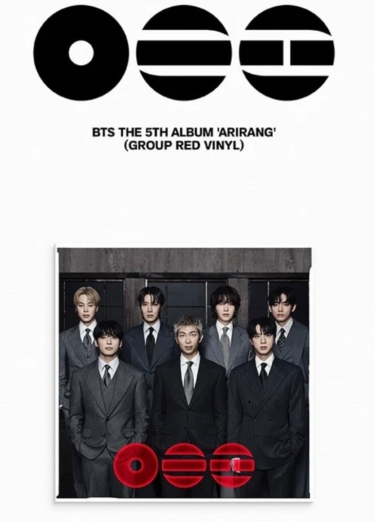 K-POP BTS - ARIRANG (STANDARD VINYL) (GROUP RED VINYL VERSION)