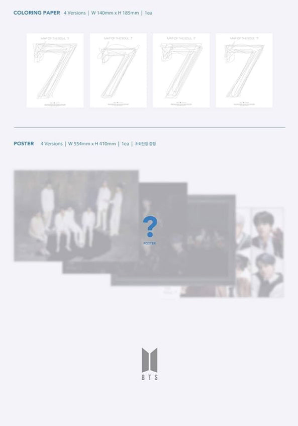 K-pop BTS Map Of The Soul 7 Version 1 Album
