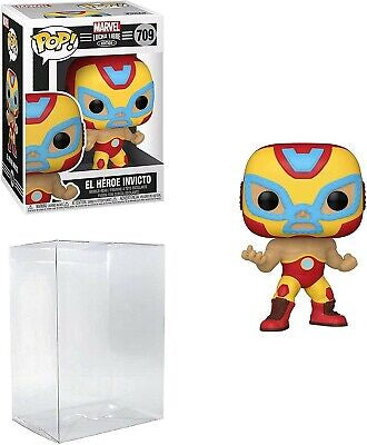 Funko Pop! Marvel Lucha Libre Edition : El Héroe Invicto 709 + Pop Protector