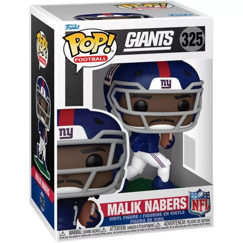 Funko Pop! NFL Giants - Malik Nabers 325 Figure + Pop Protector
