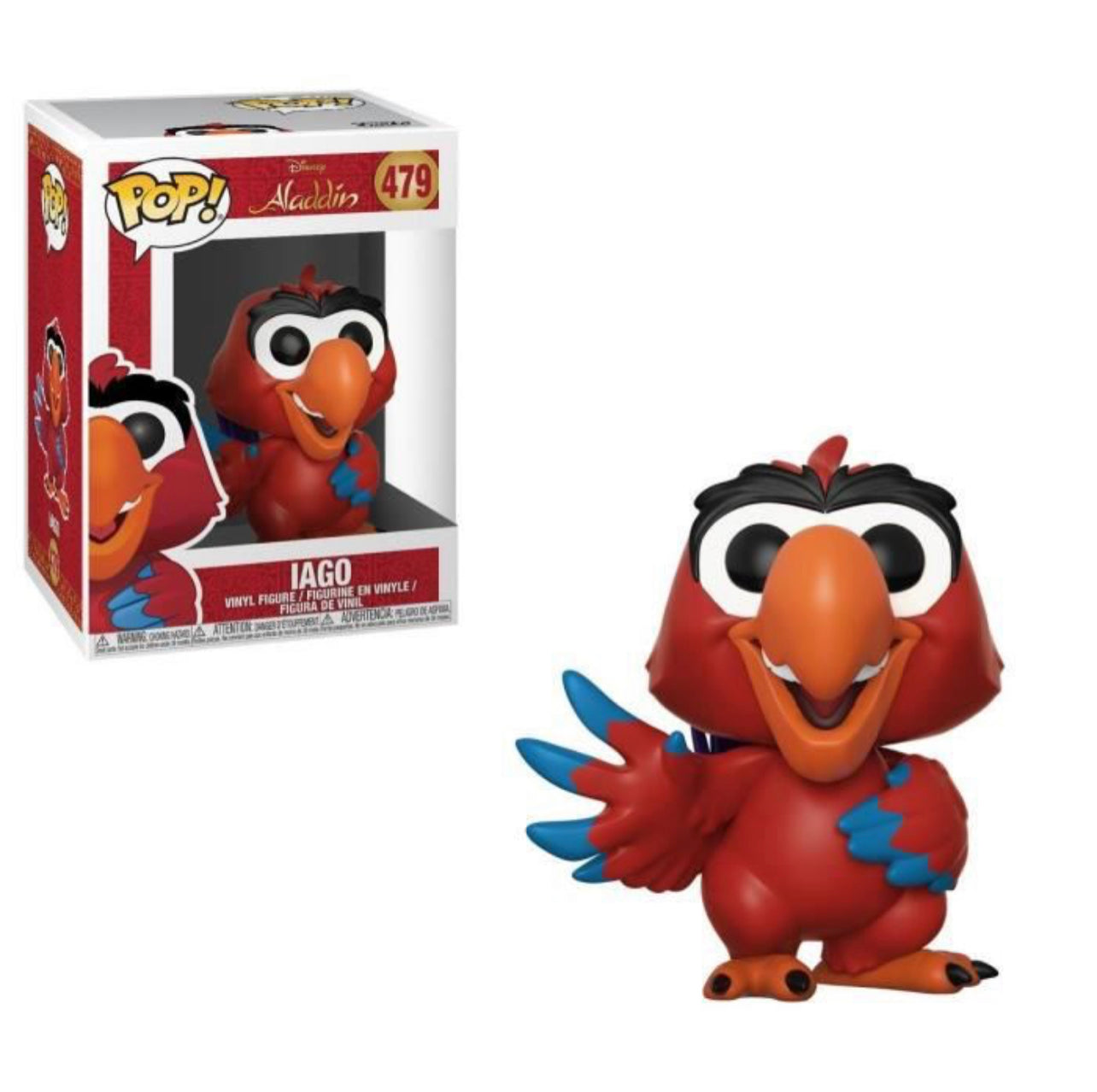 Funko Pop! Disney Aladdin Iago 479 + Protector (VAULTED)