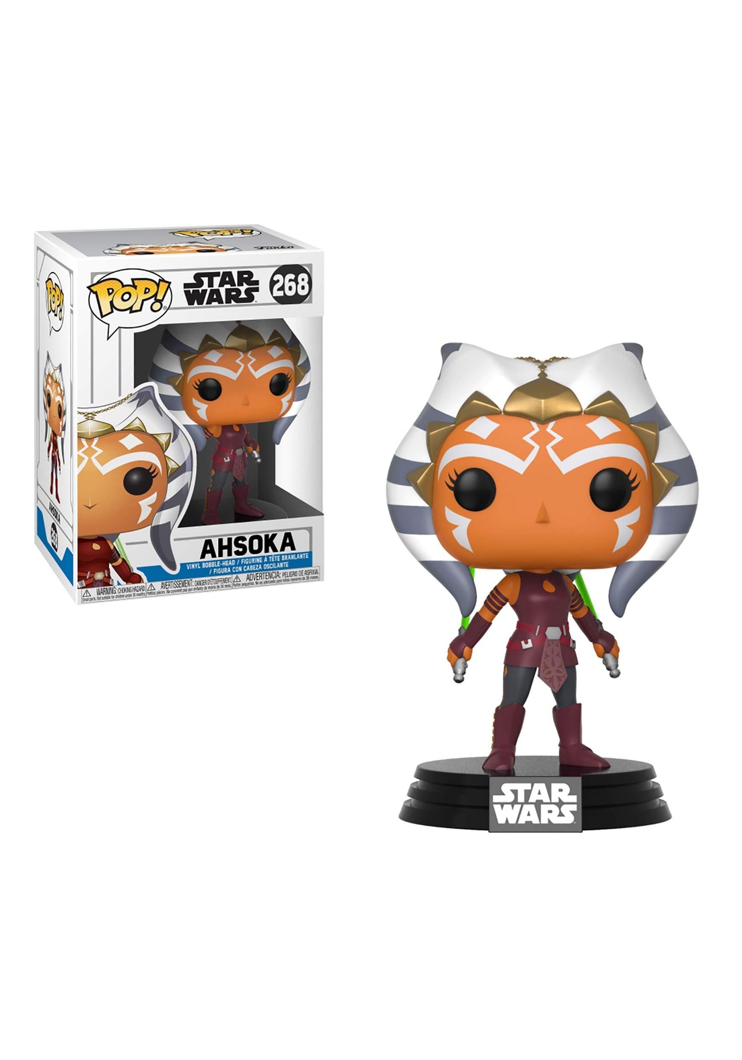 Funko Pop! Star Wars : Ahsoka 268 + Pop Protector