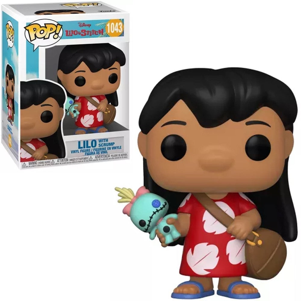 Funko Pop! Disney Lilo & Stitch - Lilo with Scrump 1043 + Free Protector