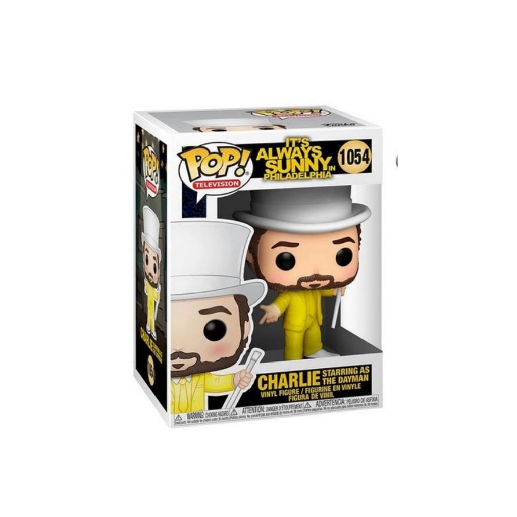 Funko Pop! It’s Always Sunny In Philadelphia : Charlie Starring as the Dayman 1054 (VAULTED) + Pop Protector