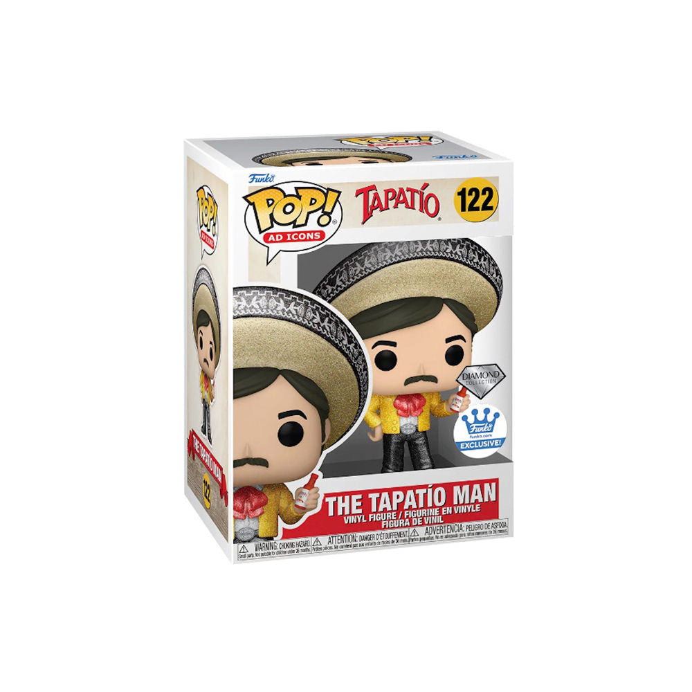 Funko Pop! The Tapatío Man 122 Diamond Funko Shop Exclusive Figure + Pop Protector