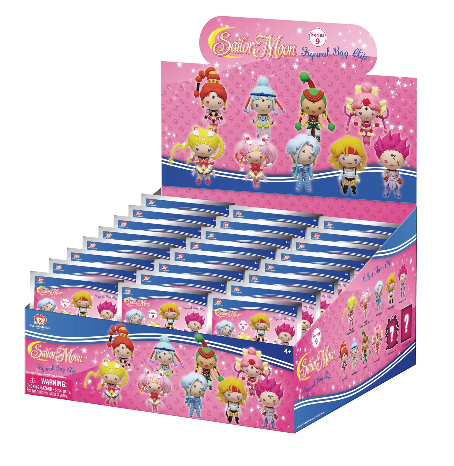 Sailor Moon Series 9 Mystery 3D Foam Figural Bag Clip (One Variation Chosen at Random)
