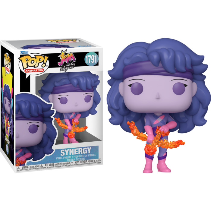 Funko Pop! Jem and the holograms! Synergy 1791 + Pop Protector