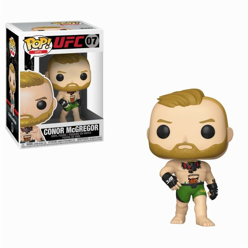 Funko Pop! UFC Conor McGregor (Green) 07 (VAULTED) + Pop Protector
