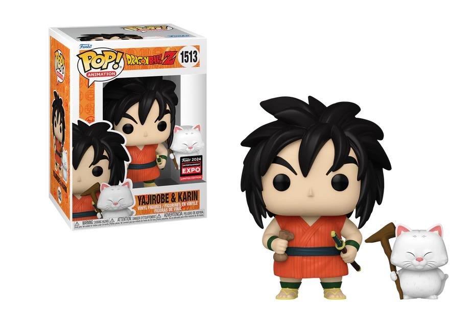 Funko Pop! Dragon Ball Z Yajirobe & Karin 1513 Funko 2024 Entertainment Expo Exclusive + Free Protector