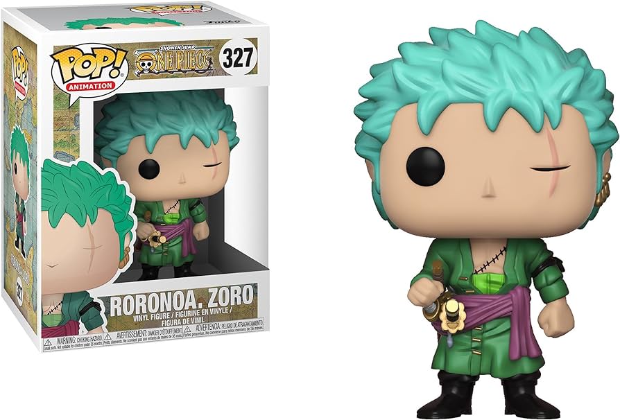 Funko Pop! Shonen Jump One Piece Roronoa. Zoro 327 + Free Protector