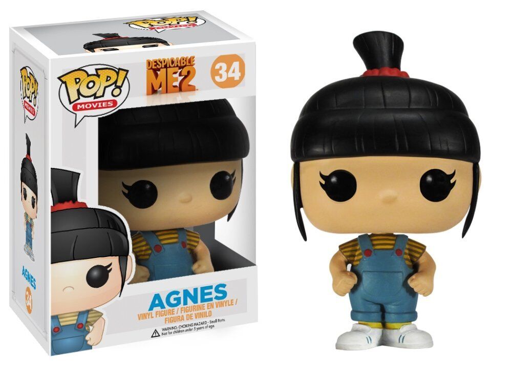 Funko Pop! Despicable Me 2 - Agnes 34 (VAULTED) (VAULTED) + Protector