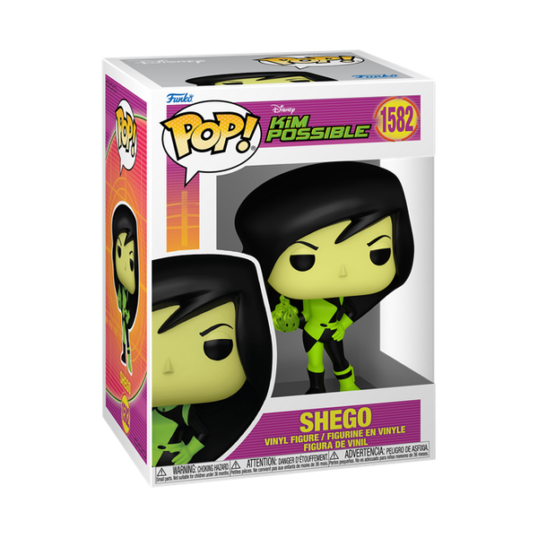 Funko Pop! Disney Kim Possible : Shego 1582 + Pop Protector