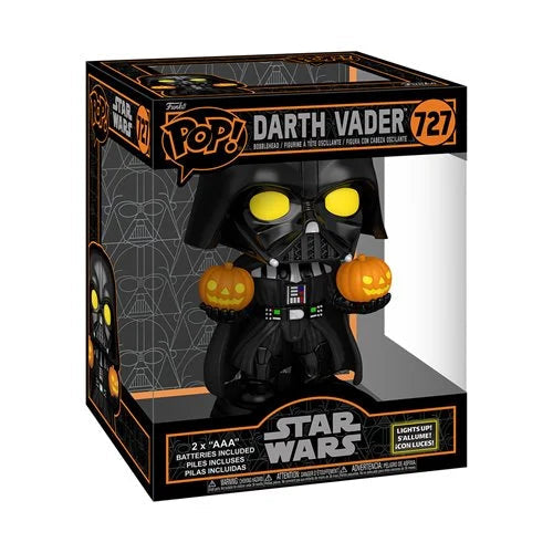 Funko Pop! Lights Up! Star Wars Darth Vader 727 6-Inch Figure + Free Protector