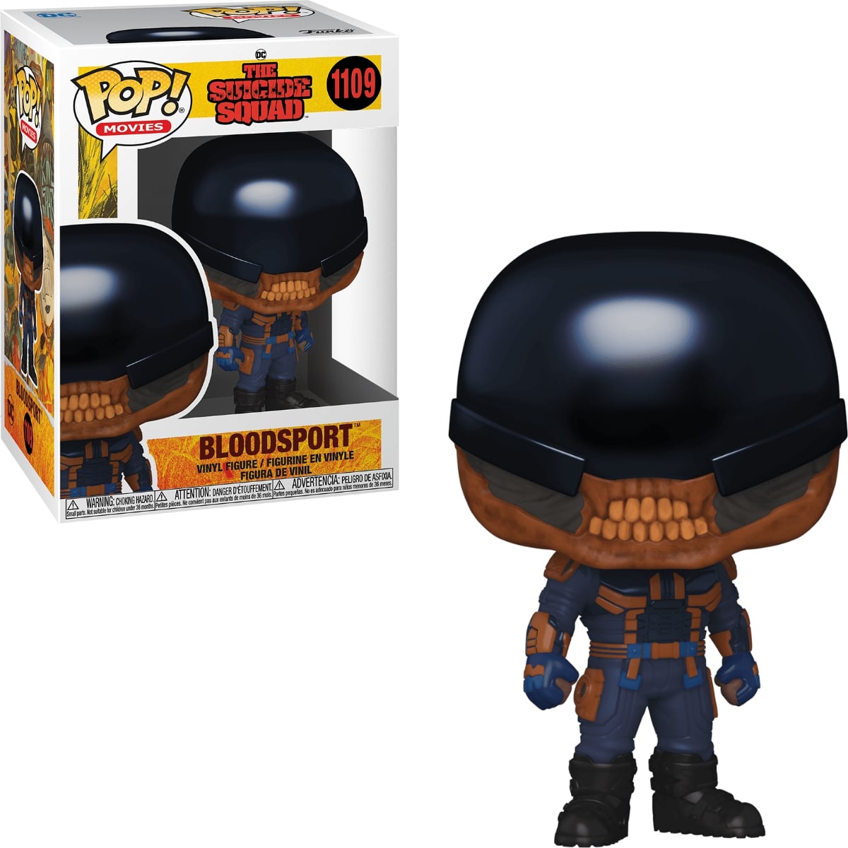 Funko Pop! The Suicide Squad - Bloodsport 1109 Figure + Pop Protector