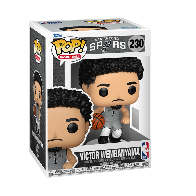 Funko Pop! NBA San Antonio Spurs - Victor Wembanyama 230 Figure + Pop Protector