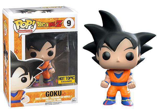 Funko Pop! Dragon Ball Z Goku 9 Hot Topic Exclusive (VAULTED) + Pop Protector