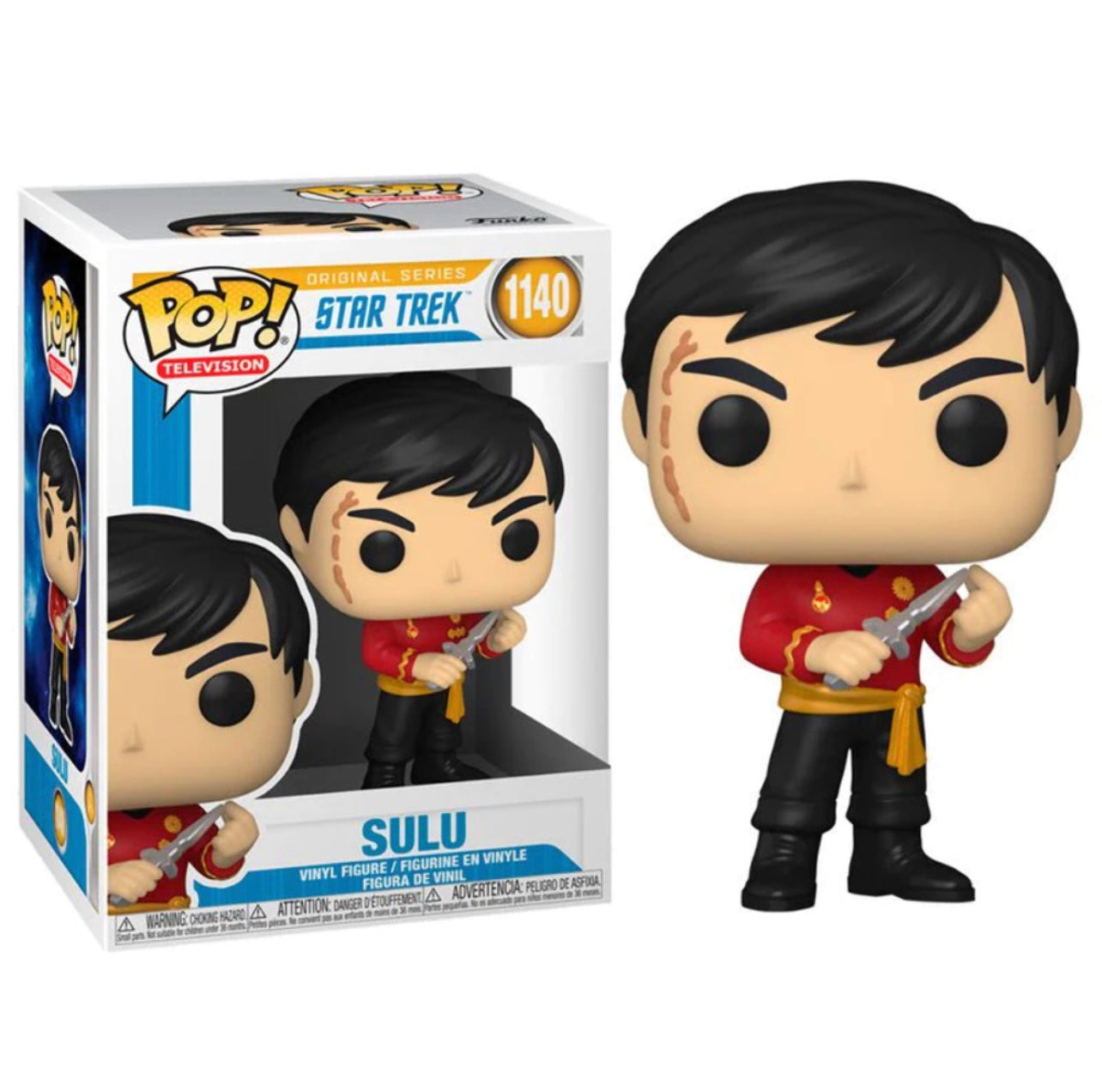 Funko Pop! Original Series Star Trek Sulu 1140 + Free Protector