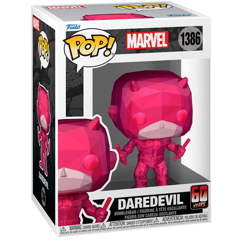 Funko Pop! Marvel Daredevil 60th Anniversary 1386 Figure + Pop Protector