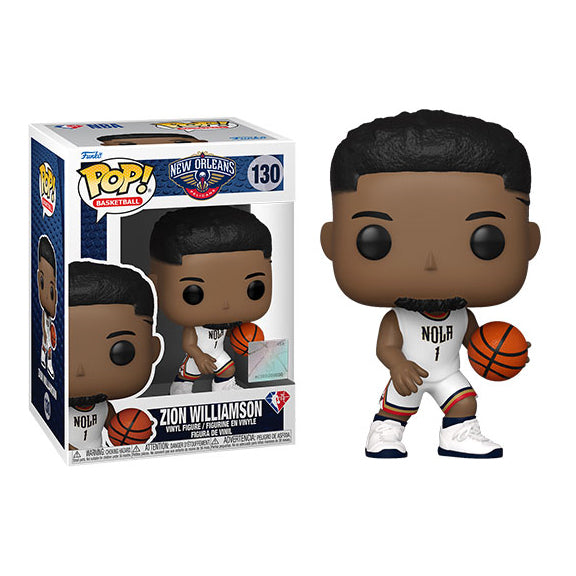 Funko Pop! NBA : New Orleans Pelicans - Zion Williamson 130 Figure + Pop Protector